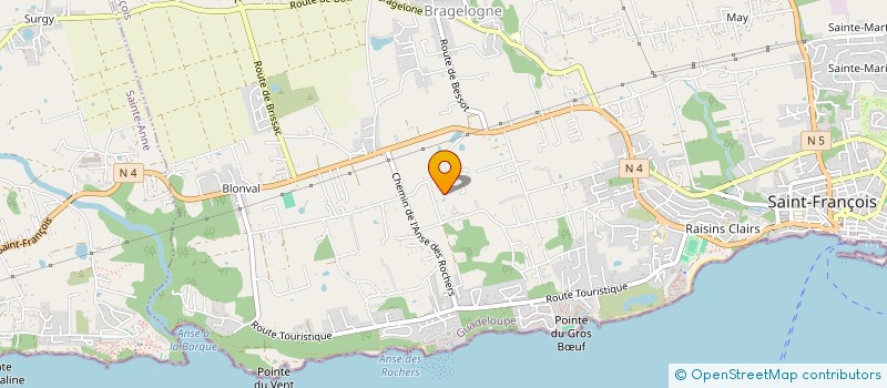 localisation de l'entreprise MONSIEUR JEAN-CLAUDE PAKIRY  SAINT-FRANCOIS