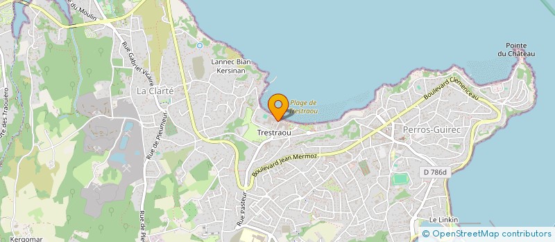 localisation de l'entreprise MONSIEUR JEAN-CLAUDE PAPOZ  PERROS-GUIREC