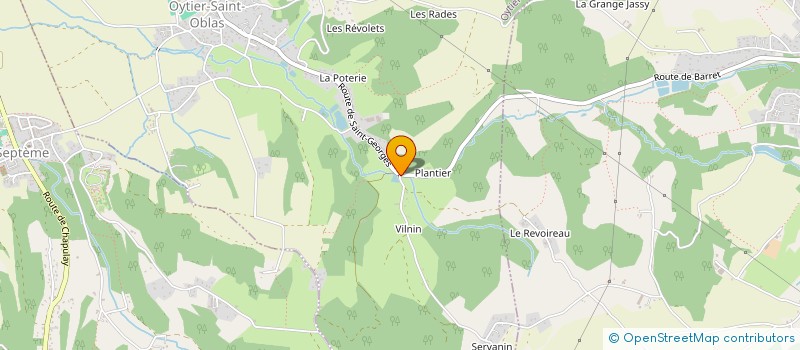 localisation de l'entreprise MONSIEUR JEAN-CLAUDE PARRATTE à OYTIER-SAINT-OBLAS