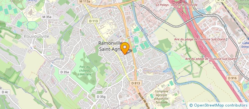 localisation de l'entreprise MONSIEUR JEAN-CLAUDE PASCAL  RAMONVILLE-SAINT-AGNE