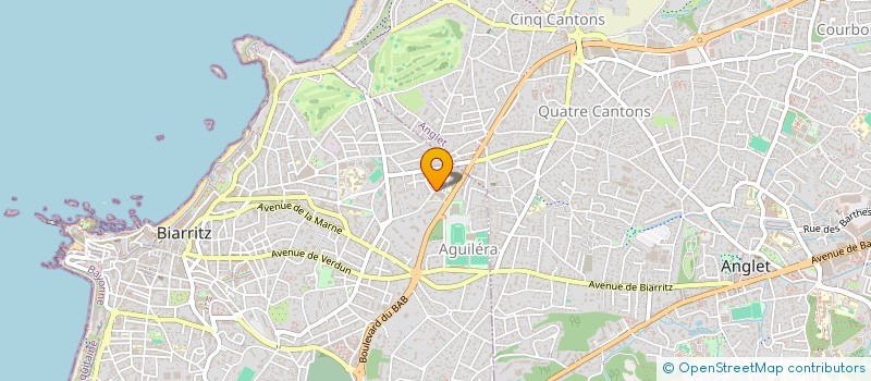 localisation de l'entreprise MONSIEUR JEAN-CLAUDE PAUCHARD  BIARRITZ