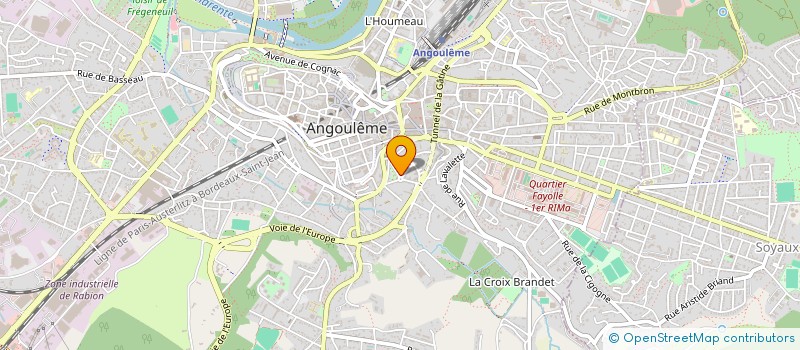 localisation de l'entreprise MONSIEUR JEAN-CLAUDE PAULIAT à ANGOULEME