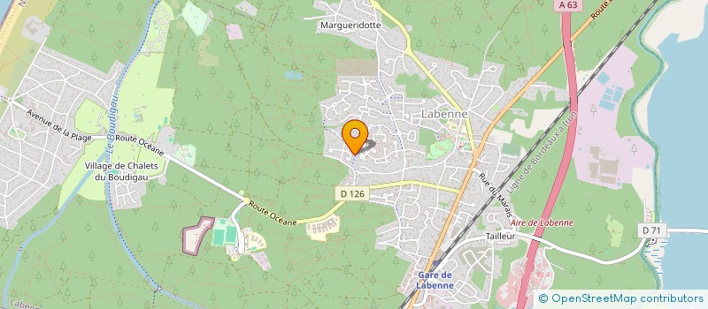 localisation de l'entreprise MONSIEUR JEAN-CLAUDE PAYEN à LABENNE