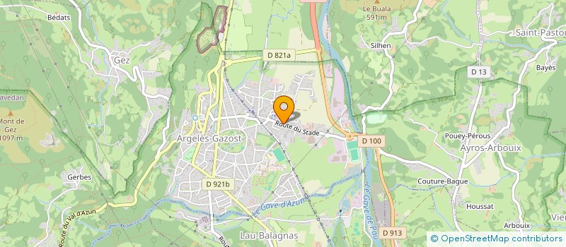 localisation de l'entreprise MONSIEUR JEAN-CLAUDE PELLETAN à ARGELES-GAZOST