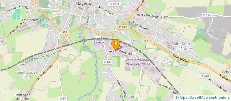 localisation de l'entreprise MONSIEUR JEAN-CLAUDE PELLUET à BAYEUX