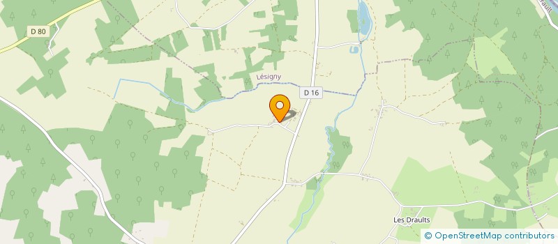 localisation de l'entreprise MONSIEUR JEAN-CLAUDE PELTIER  COUSSAY-LES-BOIS