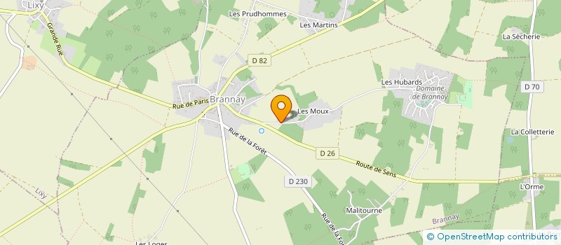 localisation de l'entreprise MONSIEUR JEAN CLAUDE PEREA à BRANNAY
