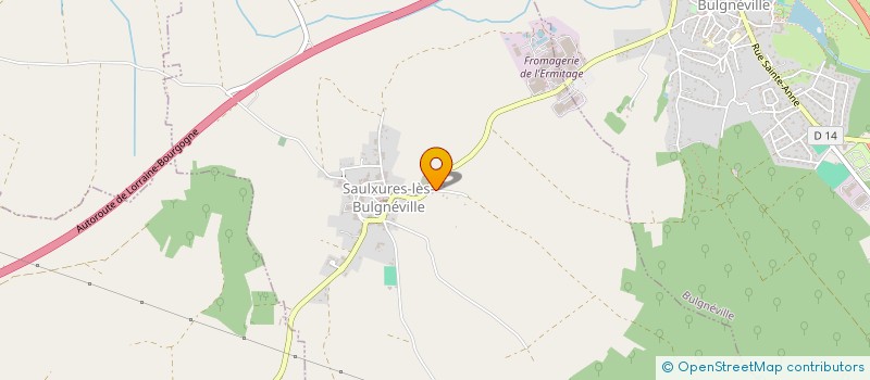 localisation de l'entreprise MONSIEUR JEAN-CLAUDE PETELOT  SAULXURES-LES-BULGNEVILLE