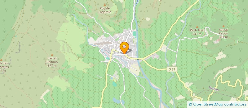 localisation de l'entreprise MONSIEUR JEAN-CLAUDE PETIT  TUCHAN