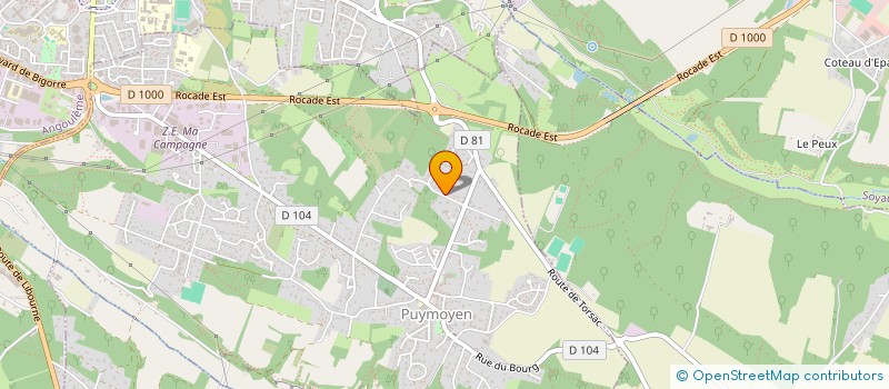 localisation de l'entreprise MONSIEUR JEAN-CLAUDE PETITCLERC  PUYMOYEN