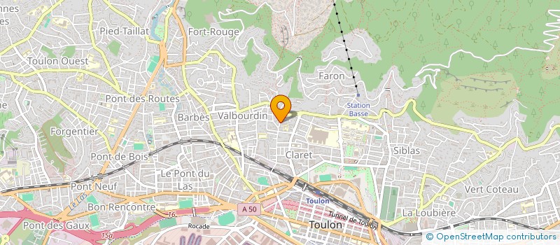 localisation de l'entreprise MONSIEUR JEAN CLAUDE PIAZZA  TOULON