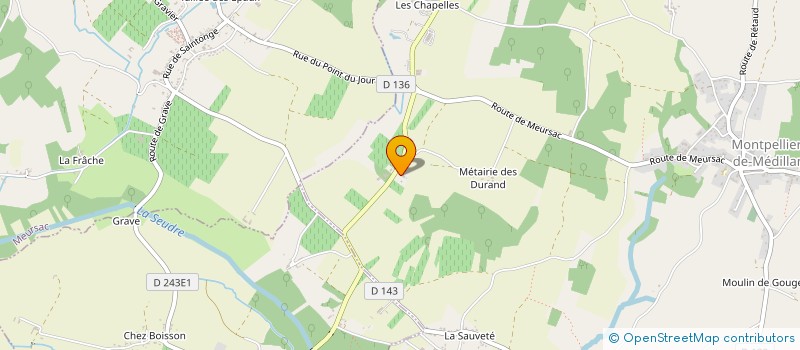 localisation de l'entreprise MONSIEUR JEAN CLAUDE PICHON à MONTPELLIER-DE-MEDILLAN