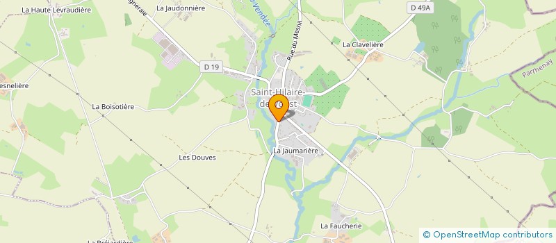 localisation de l'entreprise MONSIEUR JEAN CLAUDE PIERRARD  SAINT-HILAIRE-DE-VOUST