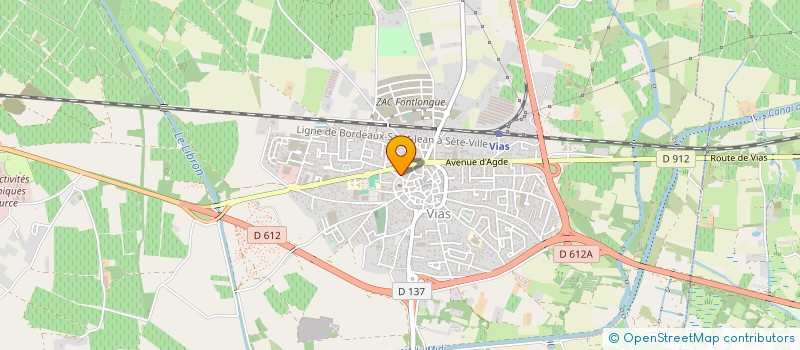 localisation de l'entreprise MONSIEUR JEAN CLAUDE PIERRE  VIAS