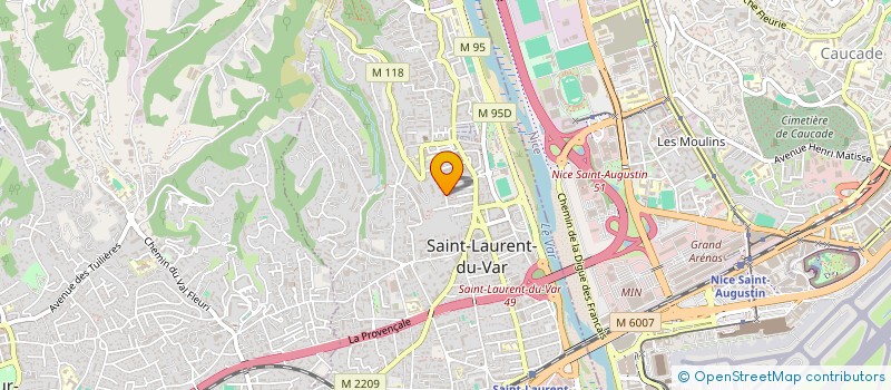localisation de l'entreprise MONSIEUR JEAN CLAUDE PINAR à SAINT-LAURENT-DU-VAR