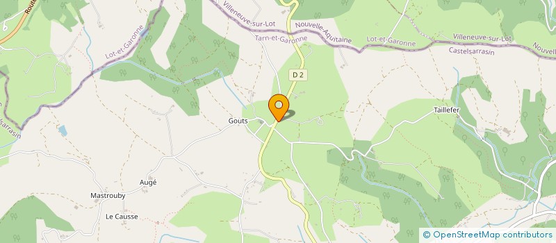 localisation de l'entreprise MONSIEUR JEAN-CLAUDE PINEDE  MONTAIGU-DE-QUERCY