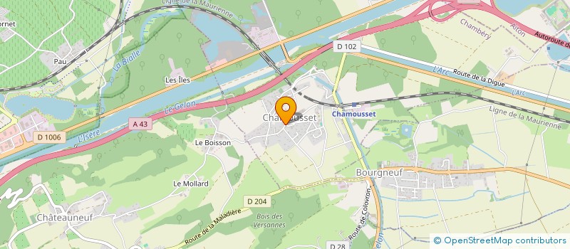 localisation de l'entreprise MONSIEUR JEAN CLAUDE PLAISANCE à CHAMOUX-SUR-GELON