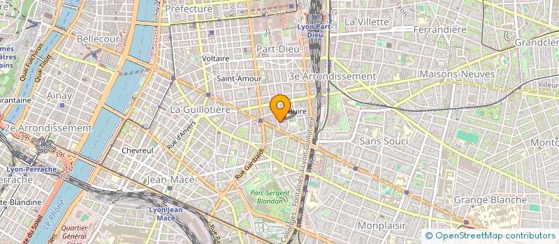 localisation de l'entreprise MONSIEUR JEAN-CLAUDE PLANES  LYON