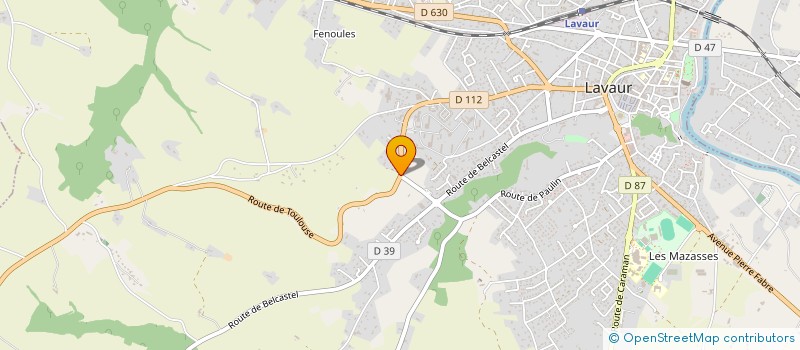 localisation de l'entreprise MONSIEUR JEAN-CLAUDE PLO  LAVAUR