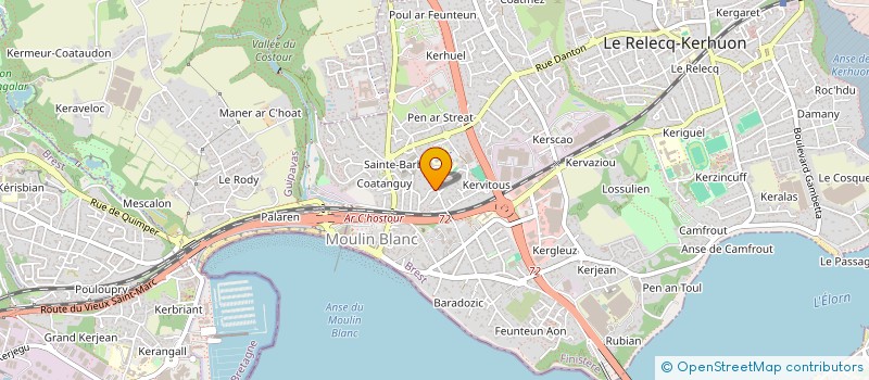 localisation de l'entreprise MONSIEUR JEAN-CLAUDE PLOUHINEC  LE RELECQ-KERHUON