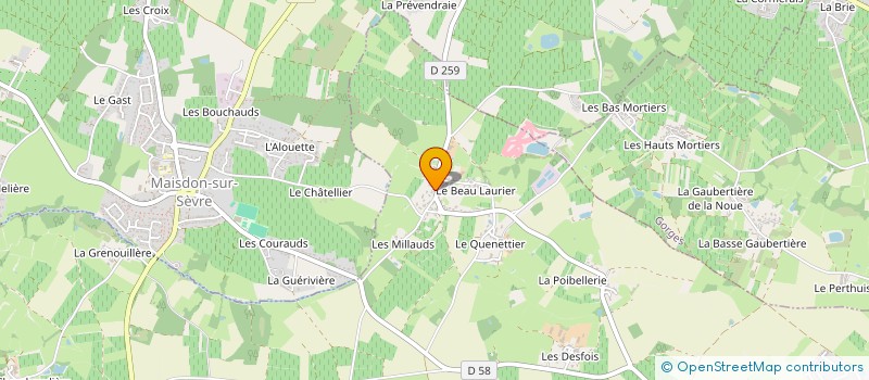 localisation de l'entreprise MONSIEUR JEAN-CLAUDE POIRON à SAINT-LUMINE-DE-CLISSON