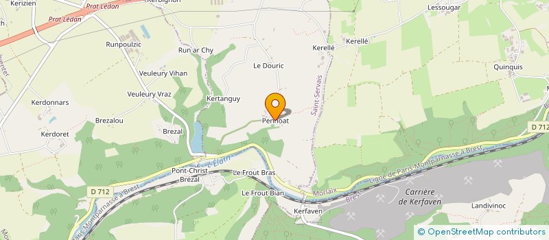 localisation de l'entreprise MONSIEUR JEAN-CLAUDE POT  PLOUNEVENTER