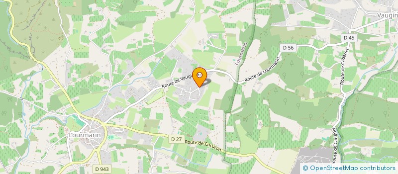 localisation de l'entreprise MONSIEUR JEAN CLAUDE POUPION  LOURMARIN