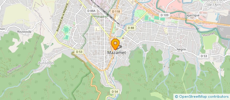 localisation de l'entreprise MONSIEUR JEAN-CLAUDE PRAST à MAZAMET