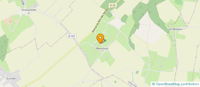 localisation de l'entreprise MONSIEUR JEAN-CLAUDE PROSPERIN  BEAUVAL-EN-CAUX