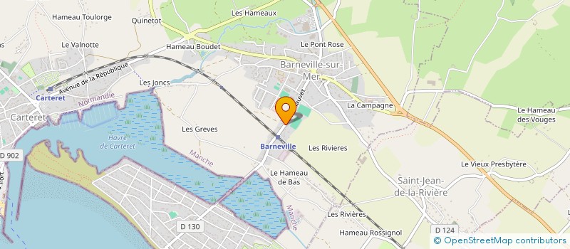 localisation de l'entreprise MONSIEUR JEAN-CLAUDE PRZYBYLSKI  BARNEVILLE-CARTERET