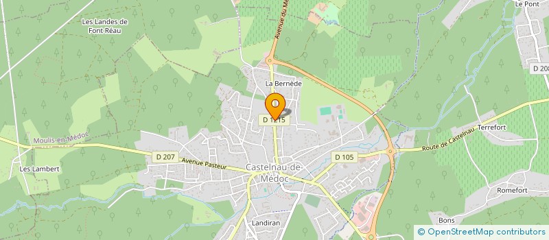 localisation de l'entreprise MONSIEUR JEAN CLAUDE PUGET  CASTELNAU-DE-MEDOC