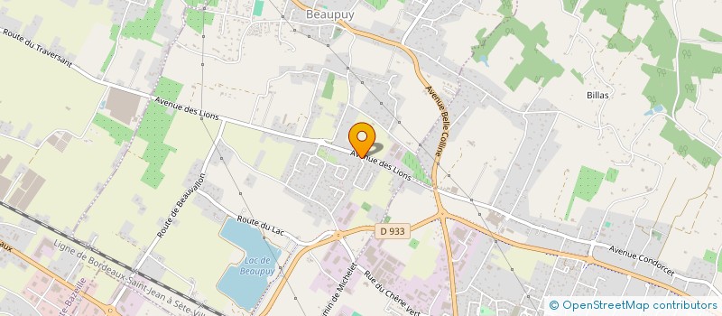 localisation de l'entreprise MONSIEUR JEAN-CLAUDE PUJOS  BEAUPUY