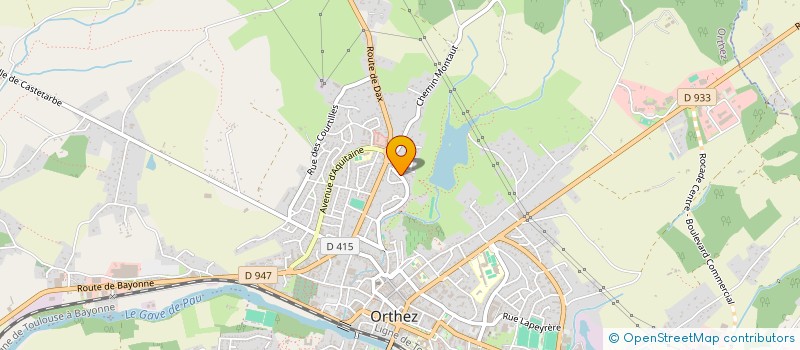 localisation de l'entreprise MONSIEUR JEAN-CLAUDE PUYET à ORTHEZ