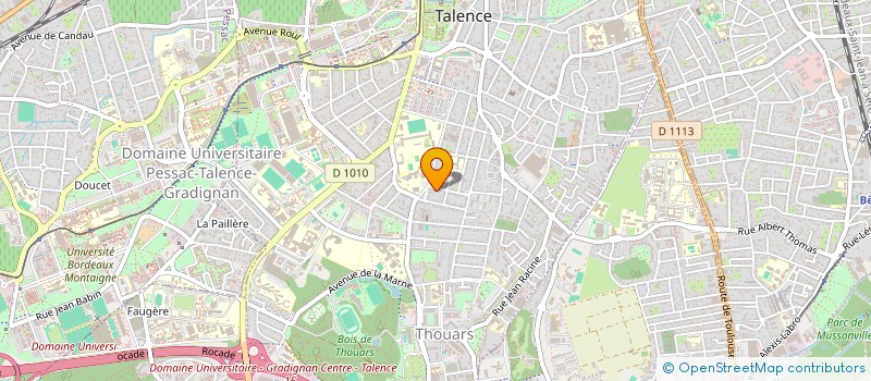 localisation de l'entreprise MONSIEUR JEAN-CLAUDE QUEMENER  TALENCE