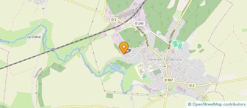 localisation de l'entreprise MONSIEUR JEAN CLAUDE RABBE  FERE-EN-TARDENOIS