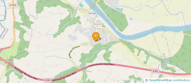 localisation de l'entreprise MONSIEUR JEAN-CLAUDE RAFIN  AUVILLAR