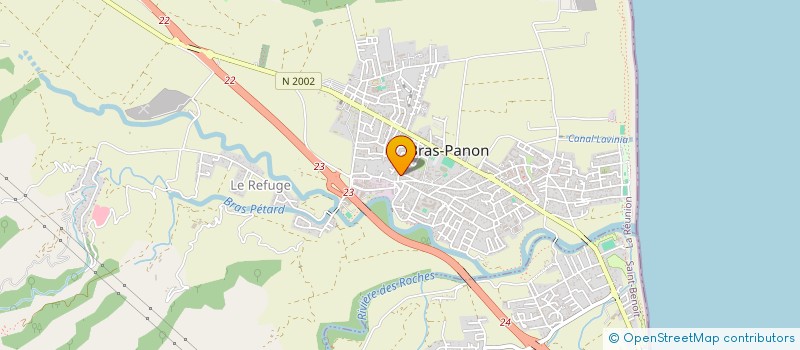 localisation de l'entreprise MONSIEUR JEAN CLAUDE RAMALINGOM  BRAS-PANON