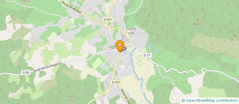 localisation de l'entreprise MONSIEUR JEAN CLAUDE RAMBERT  AUPS