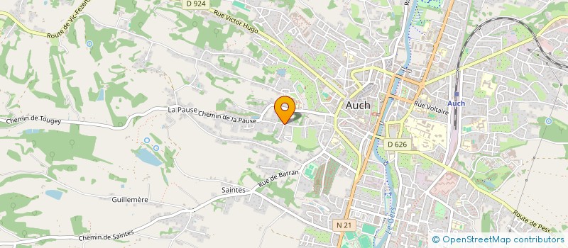 localisation de l'entreprise MONSIEUR JEAN-CLAUDE RATA à AUCH