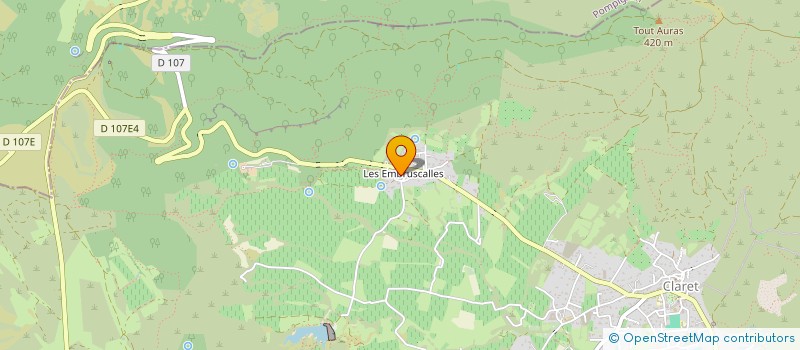 localisation de l'entreprise MONSIEUR JEAN-CLAUDE RATIER  CLARET