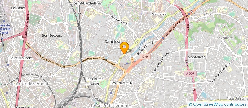 localisation de l'entreprise MONSIEUR JEAN-CLAUDE RAVEL à MARSEILLE
