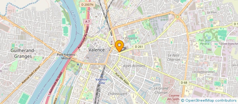 localisation de l'entreprise MONSIEUR JEAN CLAUDE RAYMOND à VALENCE