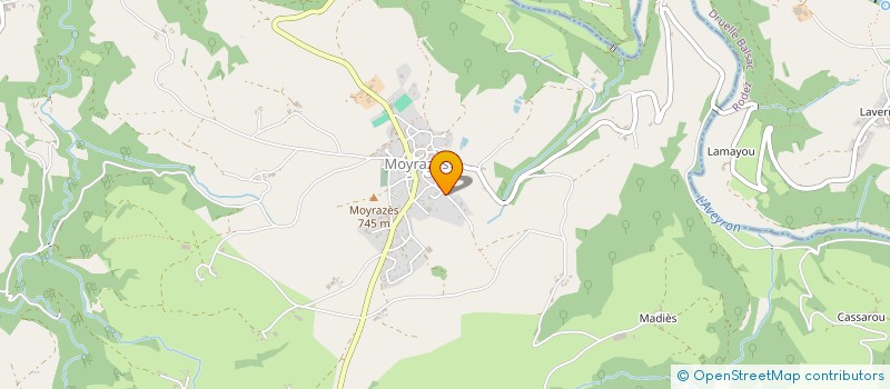 localisation de l'entreprise MONSIEUR JEAN CLAUDE RAYNAL  MOYRAZES