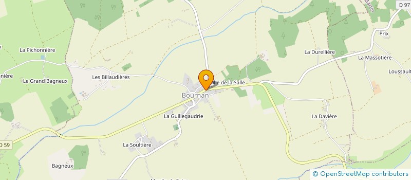 localisation de l'entreprise MONSIEUR JEAN-CLAUDE REBOURS  BOURNAN