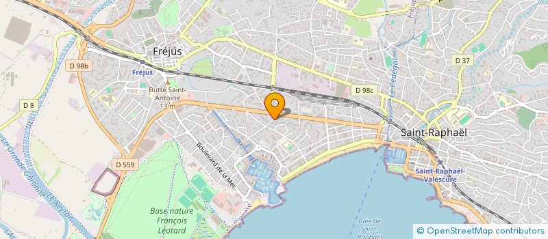 localisation de l'entreprise MONSIEUR JEAN-CLAUDE RECEVEUR à FREJUS