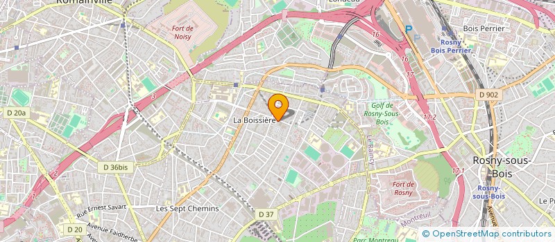 localisation de l'entreprise MONSIEUR JEAN CLAUDE RENAUD à MONTREUIL