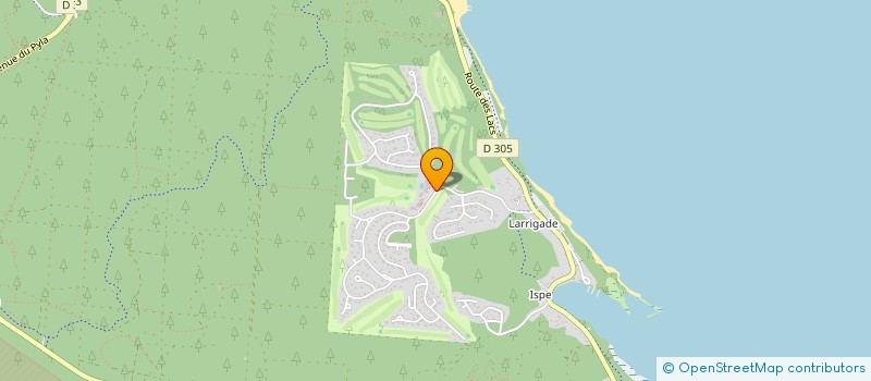 localisation de l'entreprise MONSIEUR JEAN-CLAUDE RENIER  BISCARROSSE