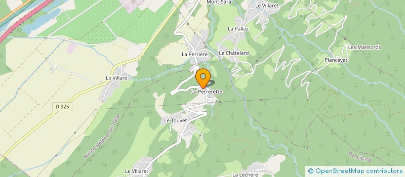 localisation de l'entreprise MONSIEUR JEAN-CLAUDE REVERDY  BONVILLARD