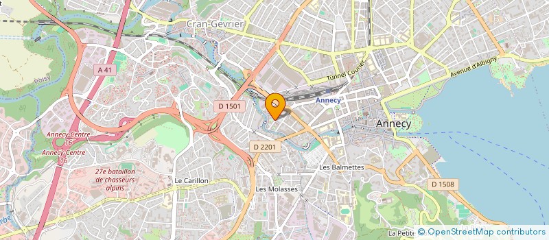 localisation de l'entreprise MONSIEUR JEAN CLAUDE REVERDY à ANNECY