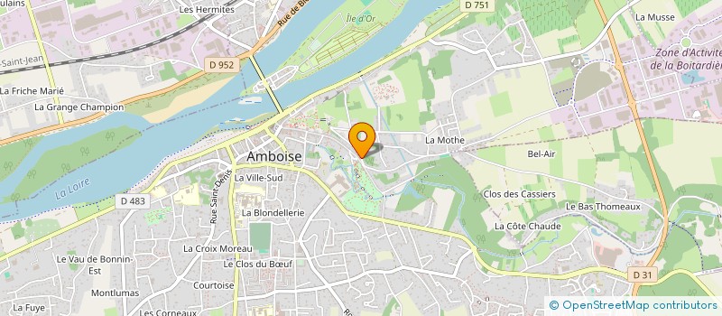 localisation de l'entreprise MONSIEUR JEAN-CLAUDE RIANDIERE à AMBOISE